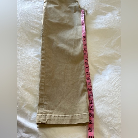 Mother | Size 26 | Yoyo Ruffle Greaser Paper Bag Highrise Straight Khakis Pants - Picture 11 of 12